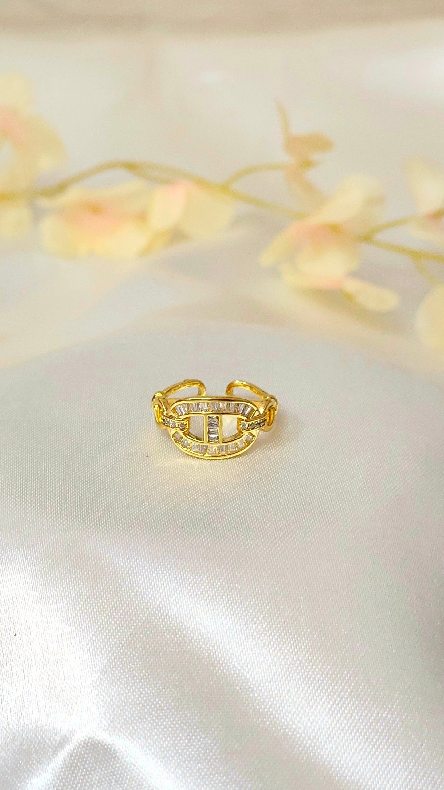 Anti tarnish gold plated ring