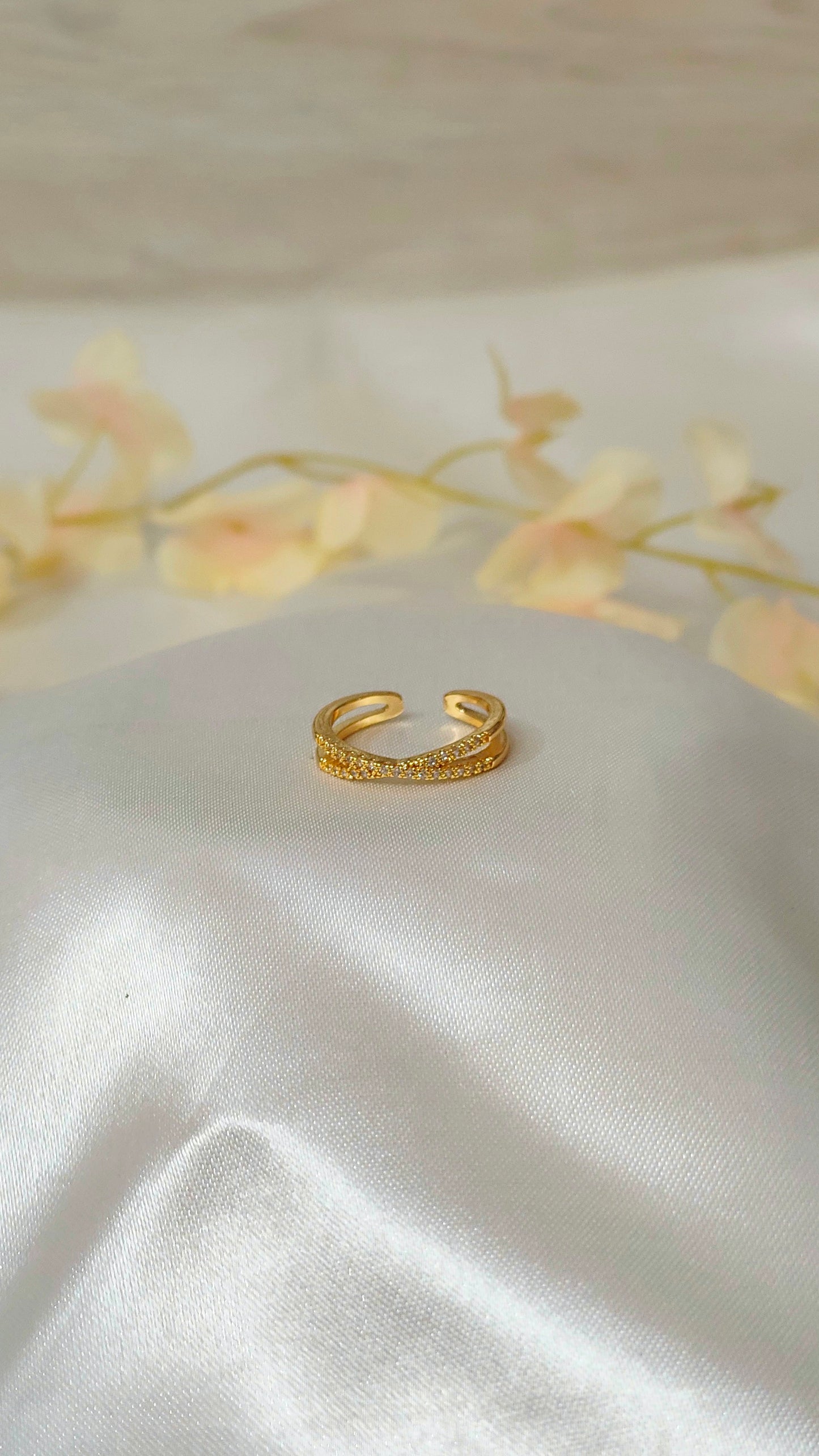 Anti tarnish gold plated ring