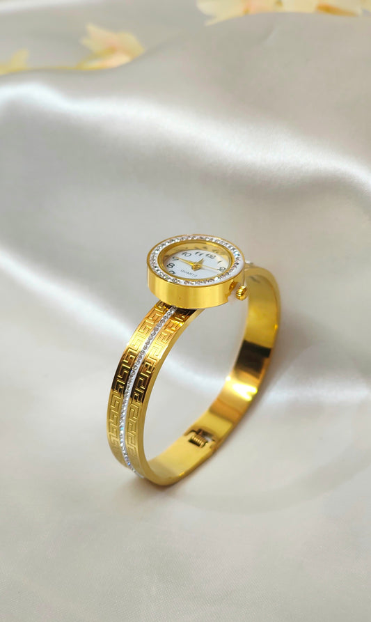 18K Gold-Plated antitarnish watch bracelet