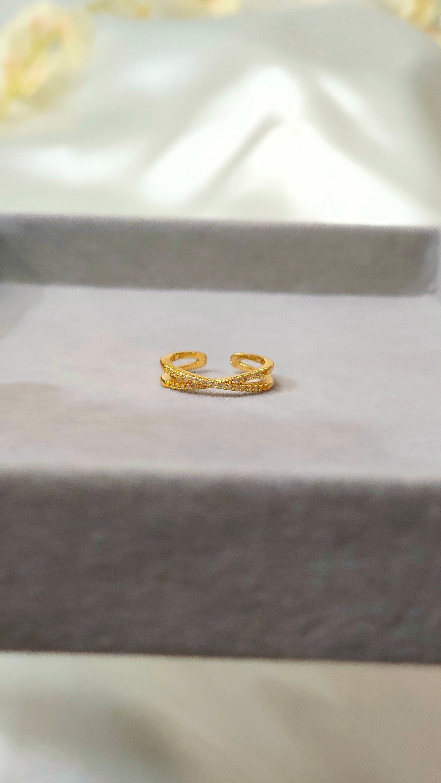Anti tarnish gold plated ring