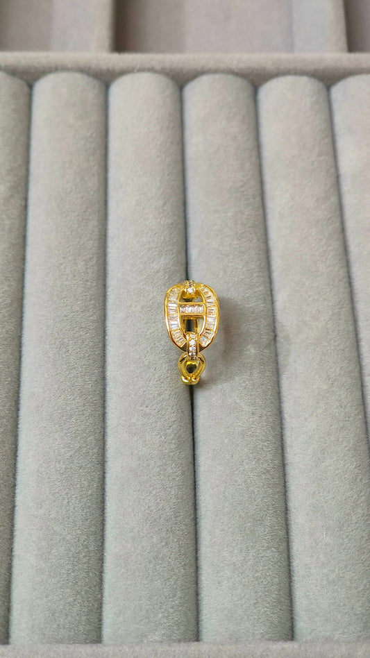 Anti tarnish gold plated ring