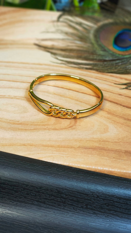 18K Gold-Plated Chunky Chain Link Bracelet