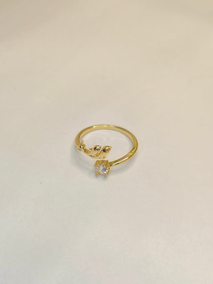 Anti-Tarnish Fish Motif Ring