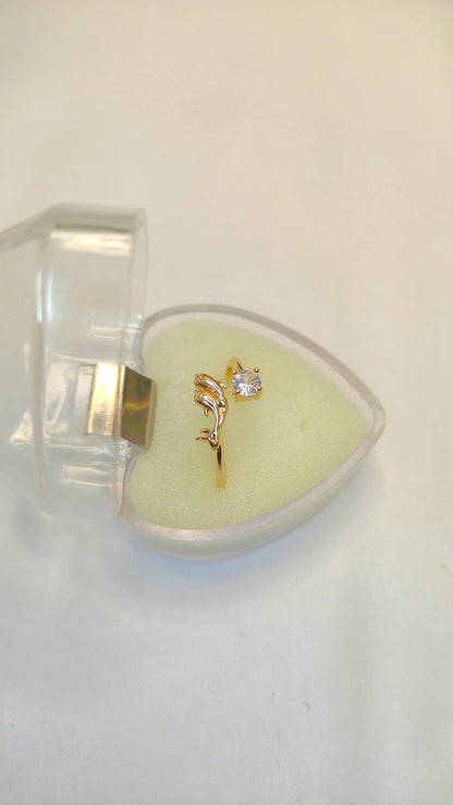 Anti-Tarnish Fish Motif Ring