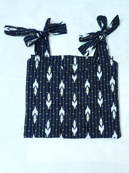 Likely Cotton Ikat Print Straight Kurti