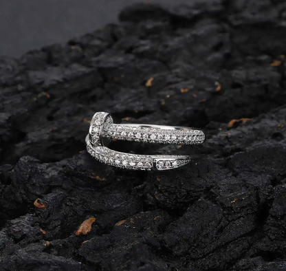 Anti-Tarnish 18K Gold Plated Nail Ring