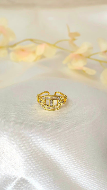 Anti tarnish gold plated ring