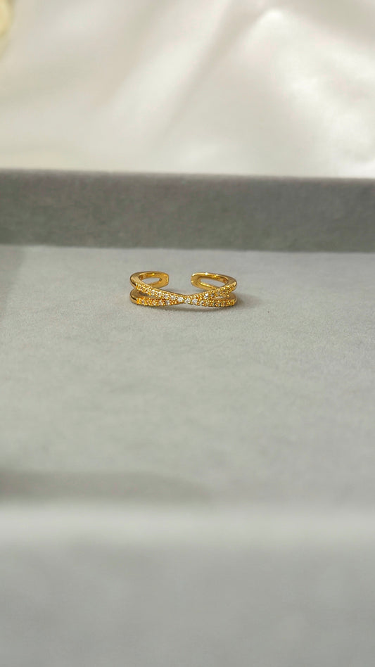 Anti tarnish gold plated ring