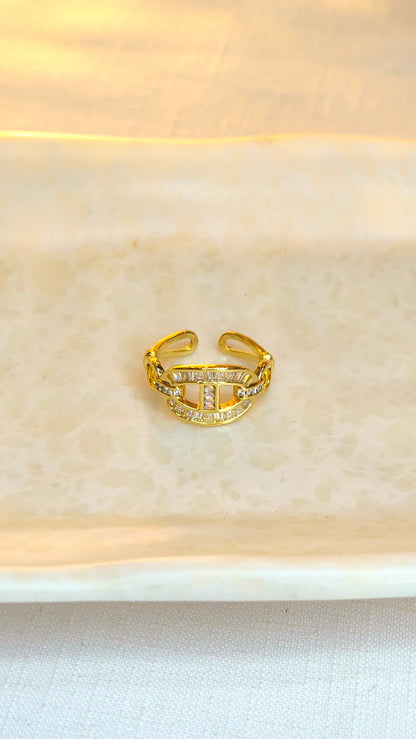 Anti tarnish gold plated ring