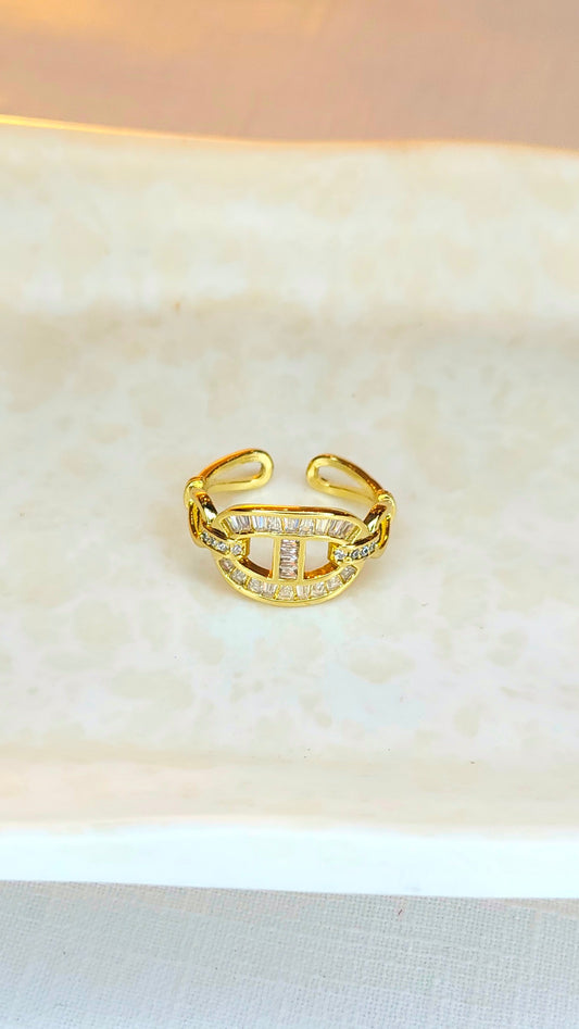 Anti tarnish gold plated ring