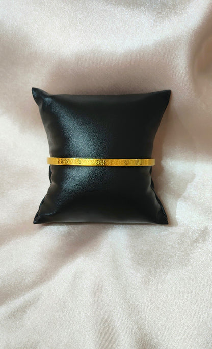 Anti tarnish Gold-Plated Geometric bracelet