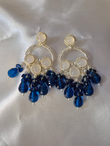 Elegant Cream Pearl Jhumka