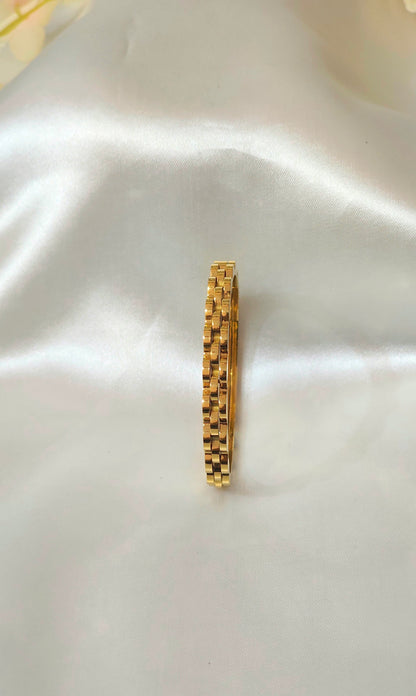 18K Gold-Plated Geometric Bracelet for Women