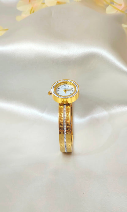 18K Gold-Plated antitarnish watch bracelet