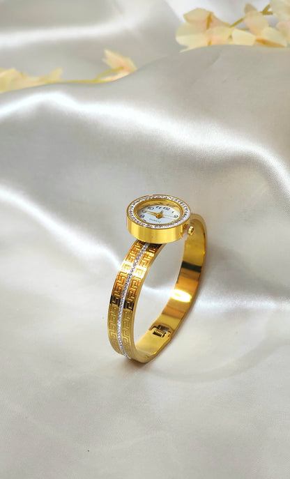 18K Gold-Plated antitarnish watch bracelet