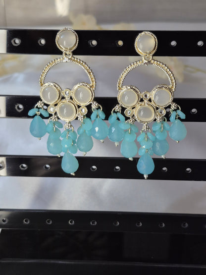 Elegant Cream Pearl Jhumka