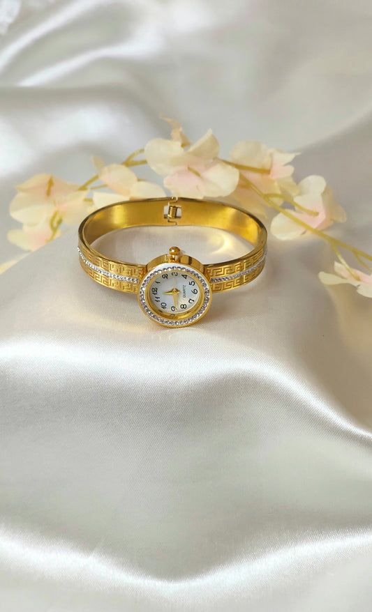 18K Gold-Plated antitarnish watch bracelet