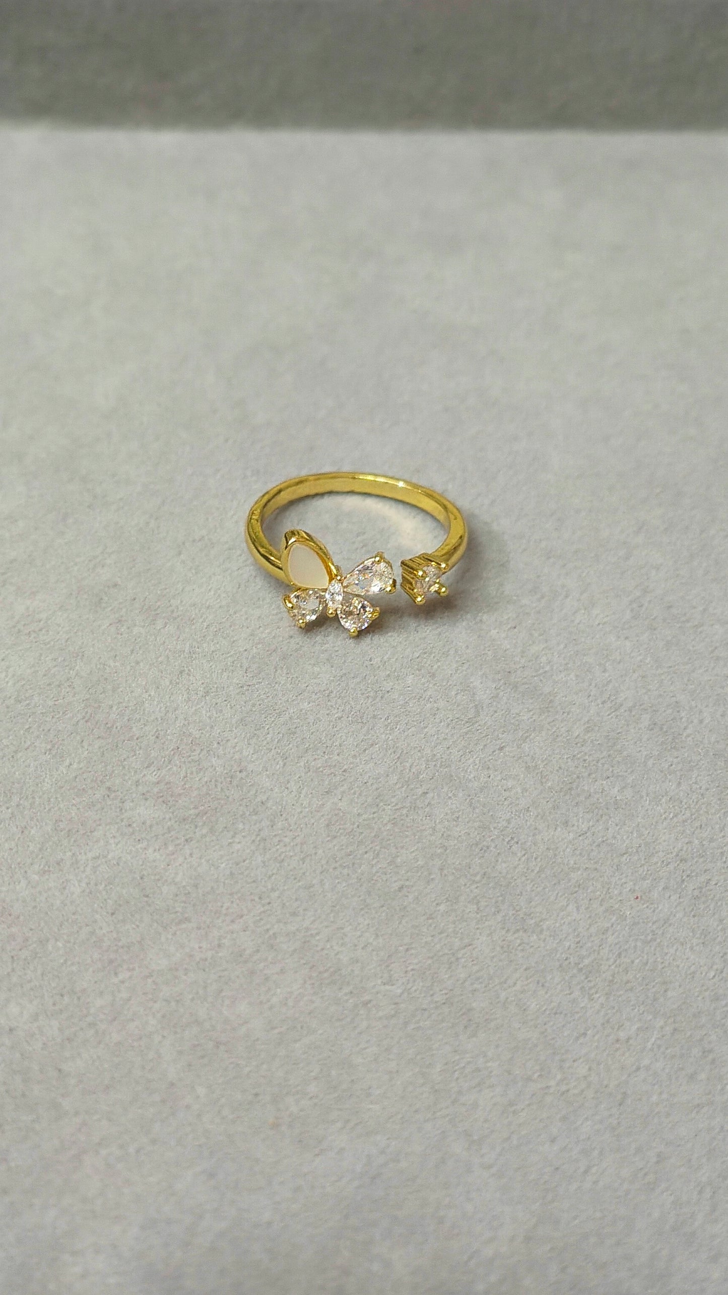 Butterfly Anti-Tarnish Gold plated Ring