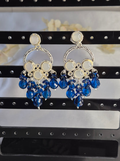 Elegant Cream Pearl Jhumka